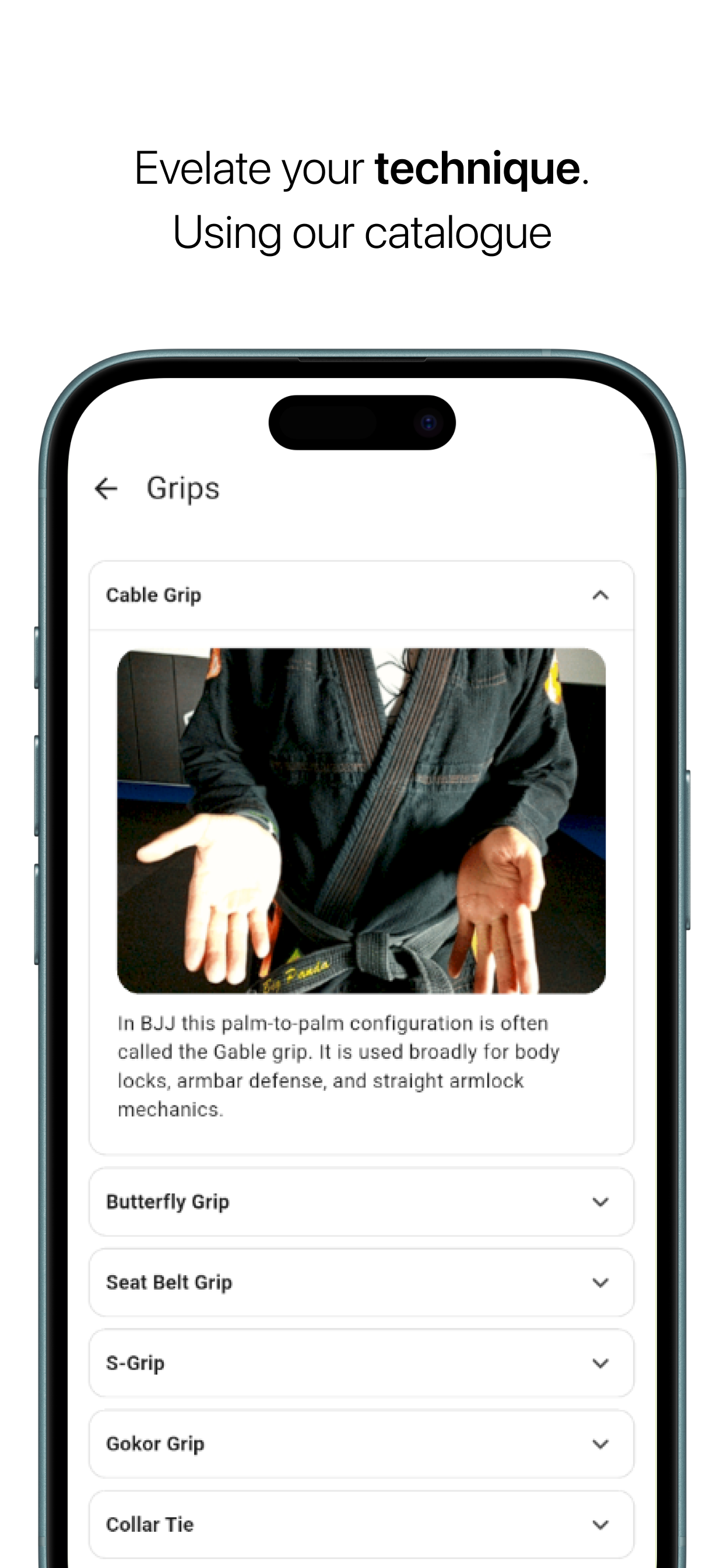 Nomad Spirit mobile application screen